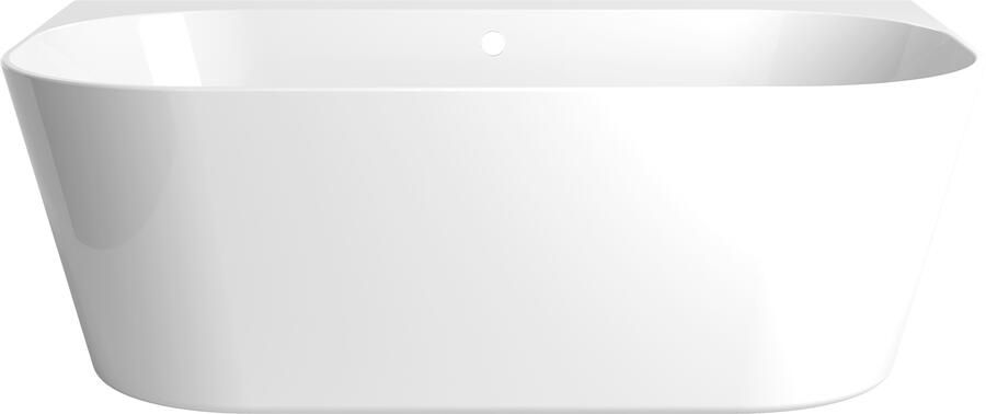 Arcqua Ligbad Palmas Back To Wall 180x110 cm Arcryl Glans Wit