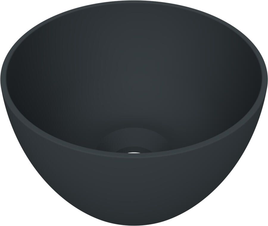 Arcqua Arqua Opbouw Waskom Olivia Rond 22x22x12CM Mat Antraciet