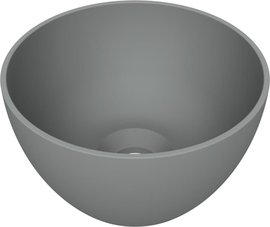 Arcqua Arqua Opbouw Waskom Olivia Rond 22x22x12CM Mat Grijs