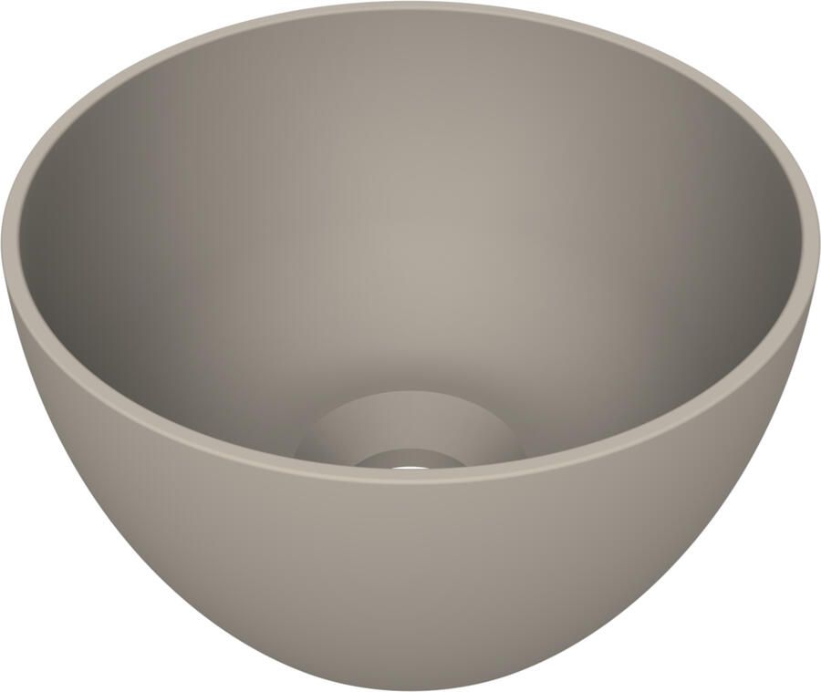 Arcqua Arqua Opbouw Waskom Olivia Rond 22x22x12CM Mat Klei