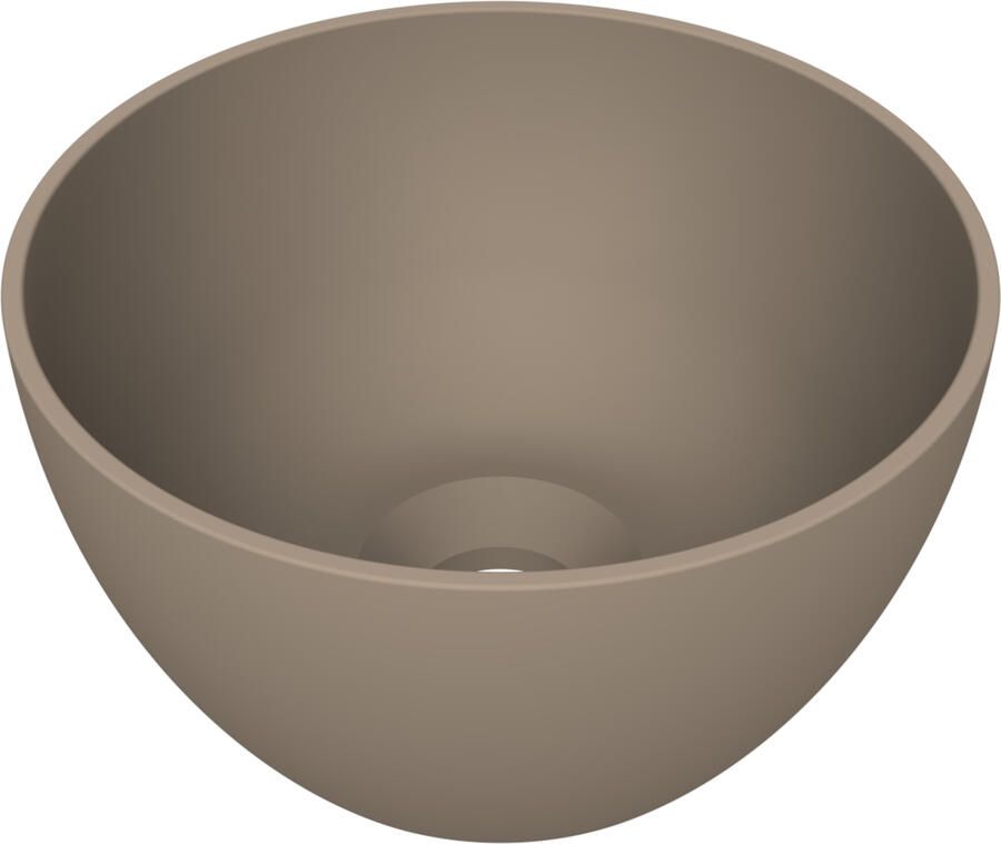 Arcqua Arqua Opbouw Waskom Olivia Rond 22x22x12CM Mat Truffel