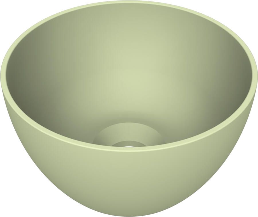 Arcqua Arqua Opbouw Waskom Olivia Rond 22x22x12CM Pastel Groen