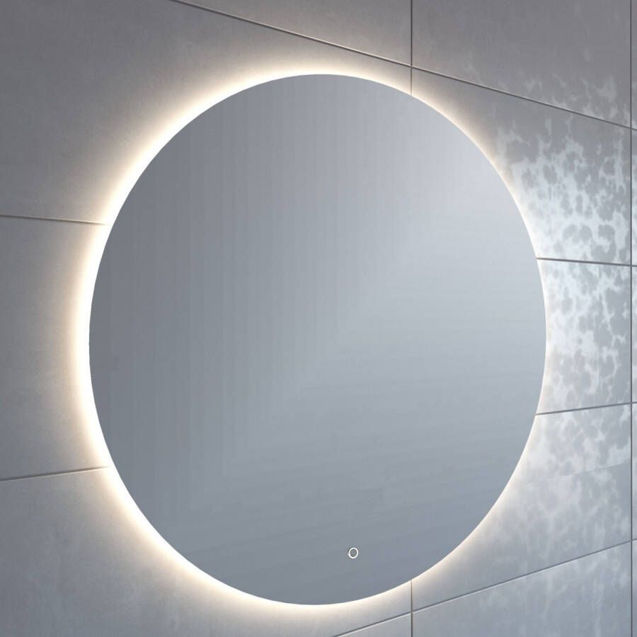 Arcqua Badkamerspiegel Rond 40 cm Deluxe 2.0 LED Verlichting Warm White