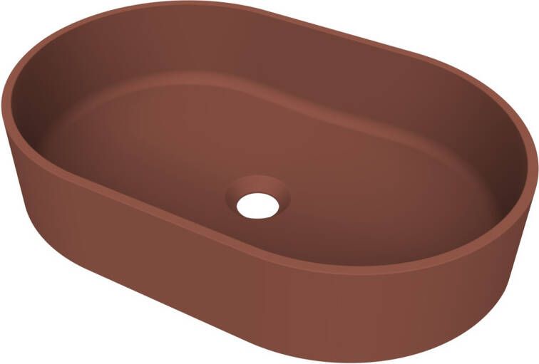 Arcqua Case waskom ovaal 55x36cm mat terracotta WAS759314