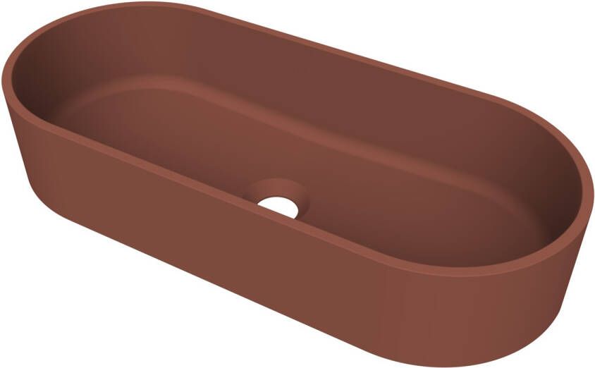 Arcqua Case waskom ovaal 60x26cm mat terracotta WAS752217