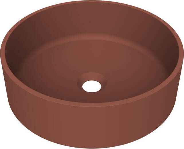 Arcqua Case Opbouw Waskom Rond 40 Mat Terracotta