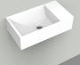 Arcqua Marble Free fontein 40x22x12cm zonder kraangat wasbak links -mat wit WAS118877 - Thumbnail 1