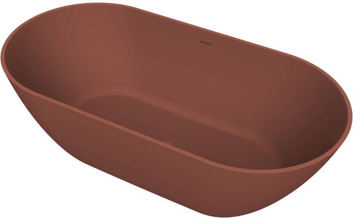 Arcqua Vrijstaand Ligbad Cusco 165x85 Mat Terracotta