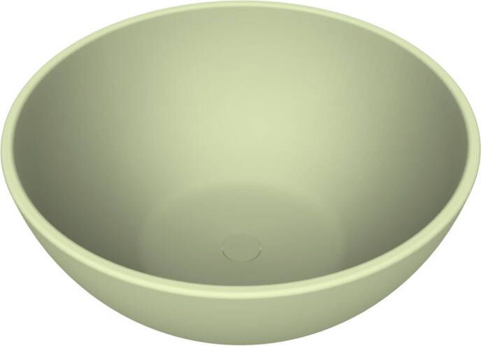 Arcqua Waskom Prince Opbouw 38x14 cm Rond Mat Pastel Groen