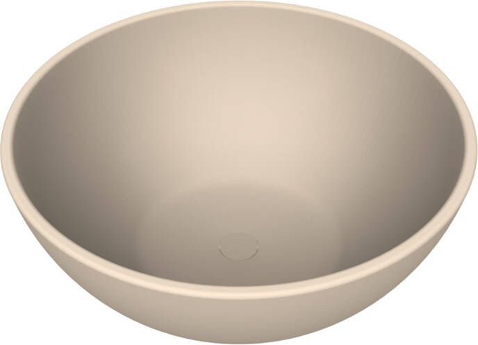 Arcqua Waskom Prince Opbouw 38x14 cm Rond Mat Zand