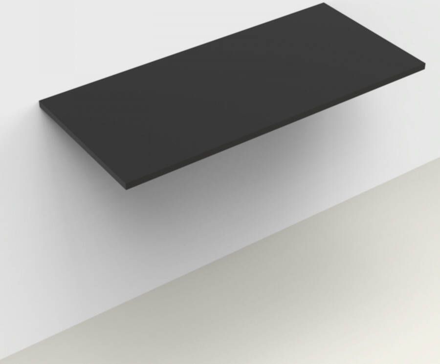 Crosstone by Arcqua Crosstone Arqua Marble topblad 100x46cm cast marble zwart mat TOP124413