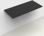 Crosstone by Arcqua Crosstone Arqua Marble topblad 100x46cm cast marble zwart mat TOP124413 - Thumbnail 1