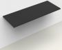 Crosstone by Arcqua Crosstone Arqua Marble topblad 120x46cm cast marble zwart mat TOP121879 - Thumbnail 1