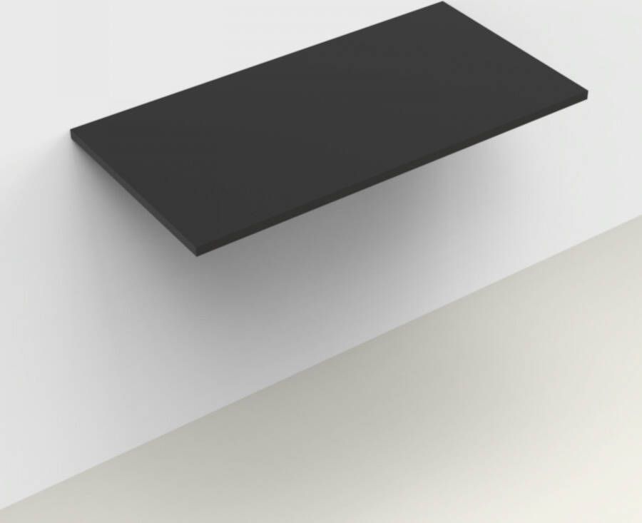 Crosstone by Arcqua Crosstone Arqua Marble topblad 90x46cm cast marble zwart mat TOP128881
