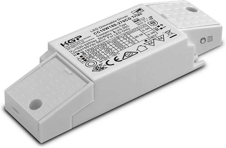 Artdelight LED Driver KGP CC10W180-270CG t.b.v. Ribs & Vibs Inbouwspots