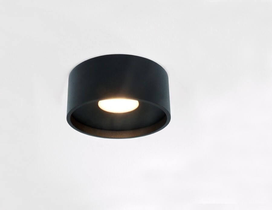 Artdelight Opbouwspot Oran 1 Lichts LED 2700K Dimbaar Zwart