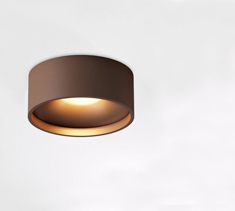 Artdelight Opbouwspot Oran 12x5 cm 2700K Geborsteld Brons