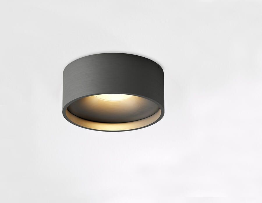 Artdelight Opbouwspot Oran 12x5 cm 2700K Gunmetal