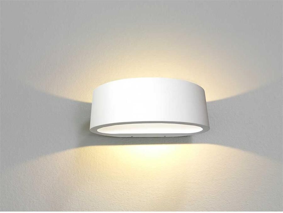 Artdelight Wandlamp Sharp 1 Lichts LED 2700K Dimbaar Wit