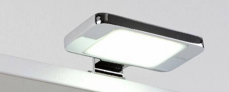 B&w-luxury Thetis Led Verlichting 11 5cm.7w V spiegel En Spiegelkast Chroom