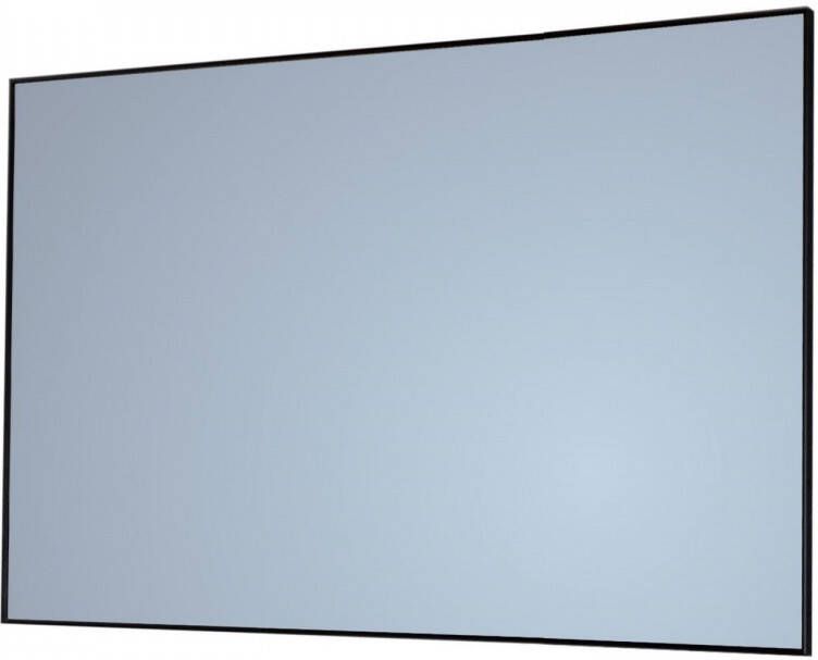 Sanicare Badkamerspiegel Q-Mirrors 120x70x2 cm Zwart