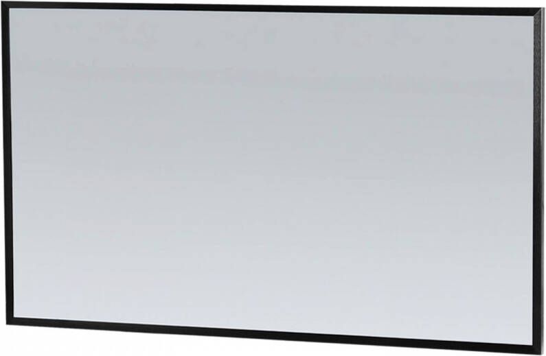 Sanitop Spiegel Silhouette 120x70x2.5 cm Aluminium Zwart