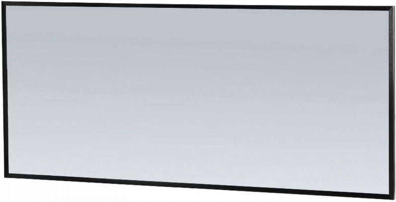 Sanitop Spiegel Topa Silhouette 160x70x2.5 cm Aluminium Zwart