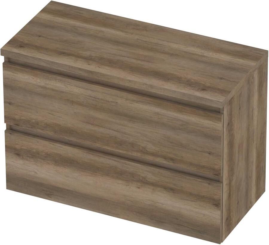 Basic-Line Deck 46 Badmeubelset Greeploos 100x46x66 cm Scotch Oak