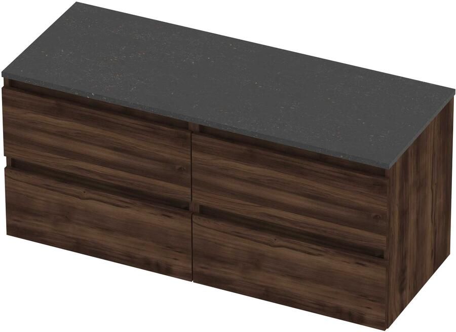Basic-Line Deck 46 Badmeubelset Greeploos 120x46x58 cm D46bseba2x60 Barista Oak Blue Stone