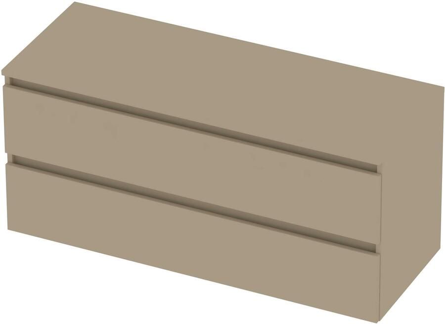 Basic-Line Deck 46 Badmeubelset Greeploos 120x46x58 cm D46MBE120 Mat Beige