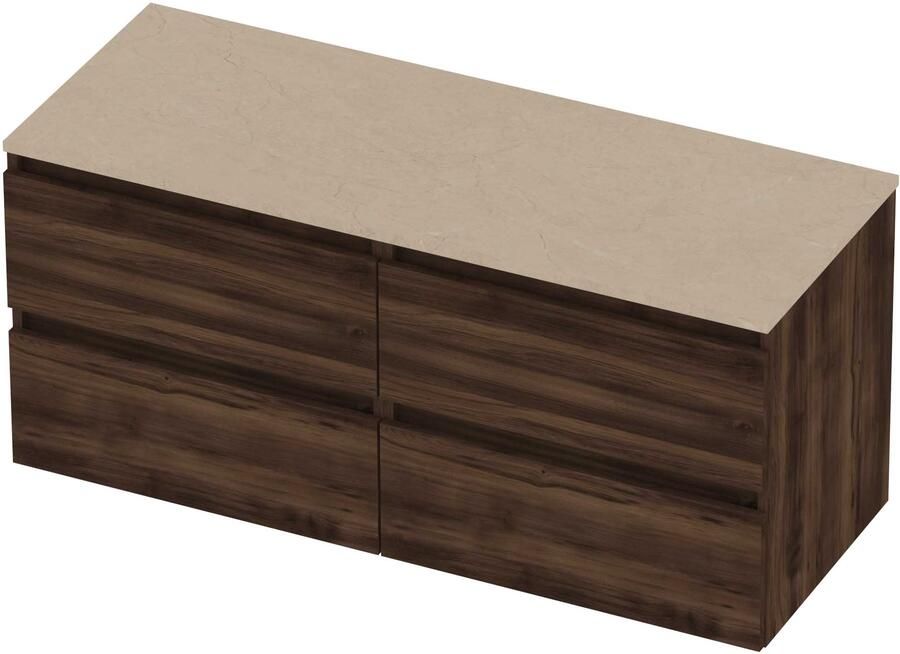 Basic-Line Deck 46 Badmeubelset Greeploos 120x46x58 cm D46sseba2x60 Barista Oak Sand Stone