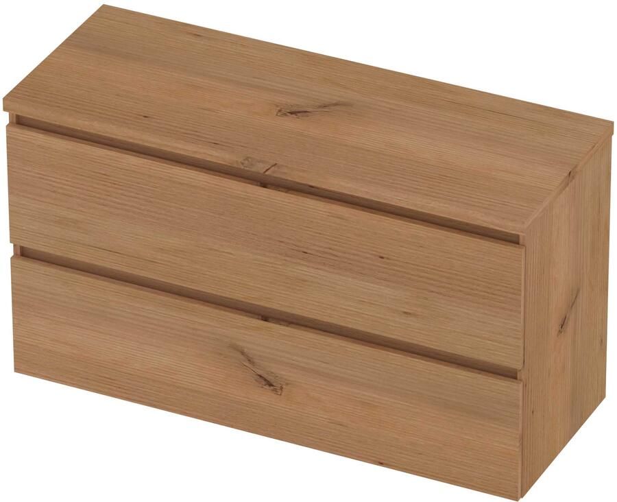 Basic-Line Deck 46 Badmeubelset Greeploos 120x46x66 cm D46WOC120 Whisky Oak