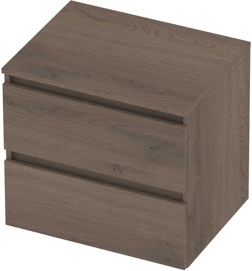 Basic-Line Deck 46 Badmeubelset Greeploos 60x46x58 cm Dusk Oak