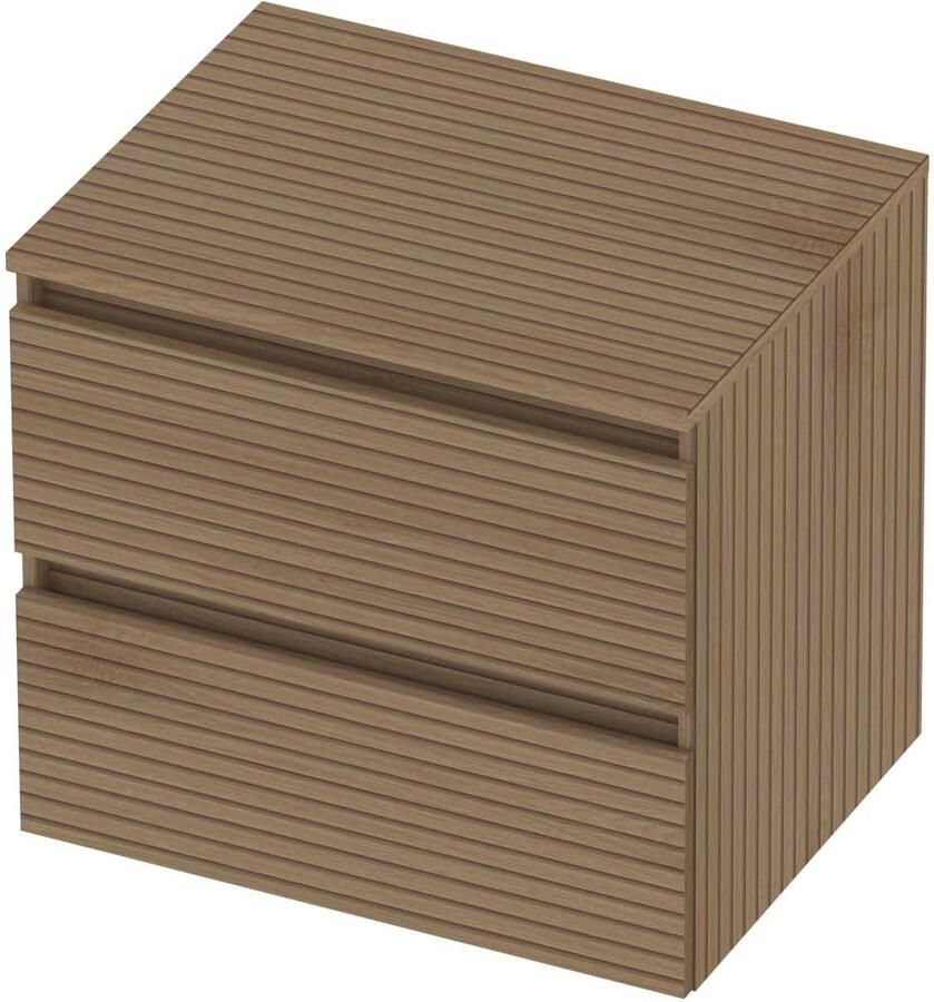 Basic-Line Deck 46 Badmeubelset Greeploos 60x46x58 cm Lamello Oak