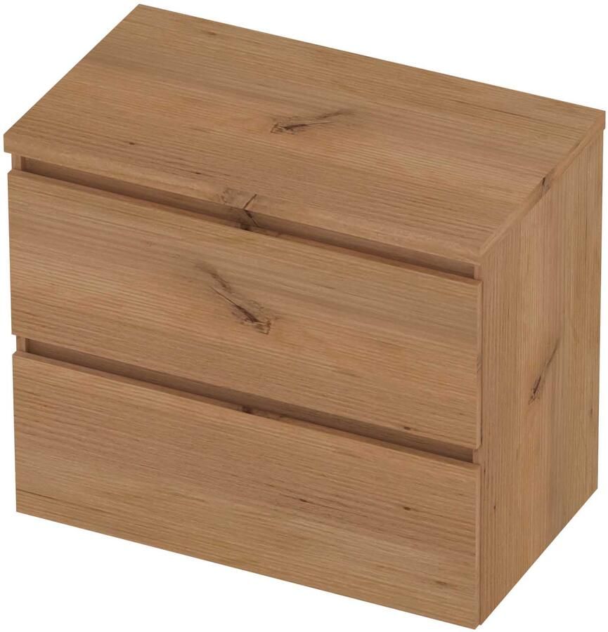 Basic-Line Deck 46 Badmeubelset Greeploos 80x46x66 cm Whisky Oak