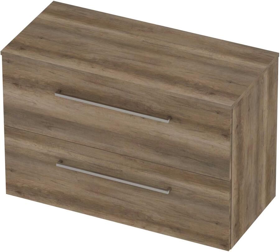 Basic-Line Deck 46 Badmeubelset Voor Grepen 100x46x66 cm Scotch Oak