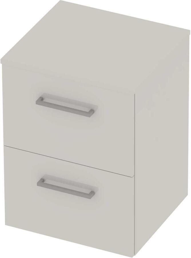 Basic-Line Deck 46 Badmeubelset Voor Grepen 50x46x66 cm Ice White
