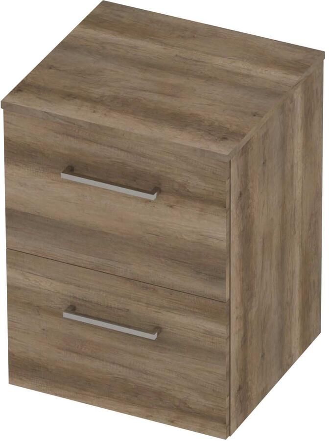 Basic-Line Deck 46 Badmeubelset Voor Grepen 50x46x66 cm Scotch Oak