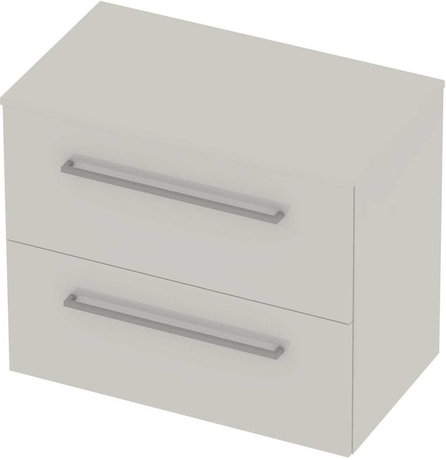 Basic-Line Deck 46 Badmeubelset Voor Grepen 80x46x66 cm Ice White