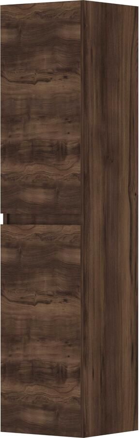 Basic-Line Hoge Kast 2 Deuren Greeploos 35x35x150 cm Barista Oak