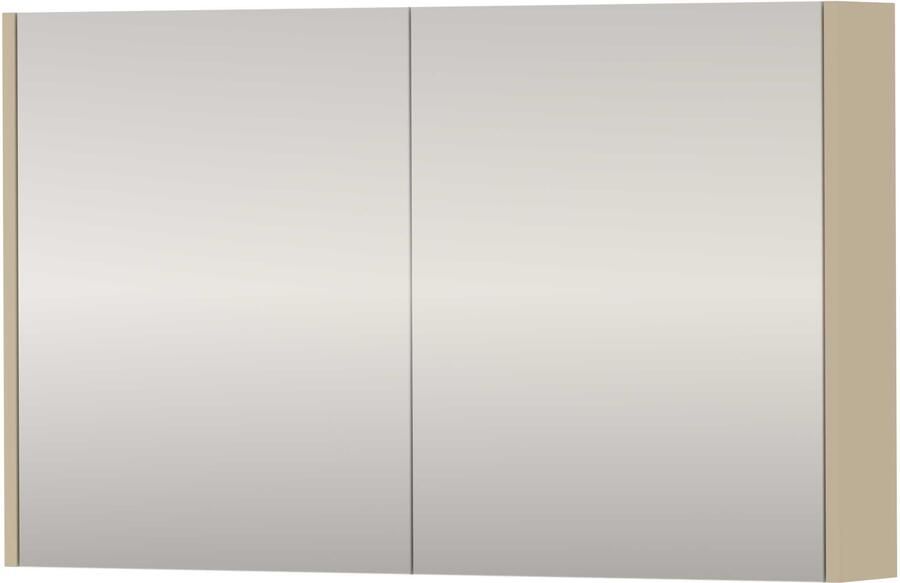 Basic-Line SPK Comfort Spiegelkast Dubbelzijdig 100x14x60 cm Mat Beige