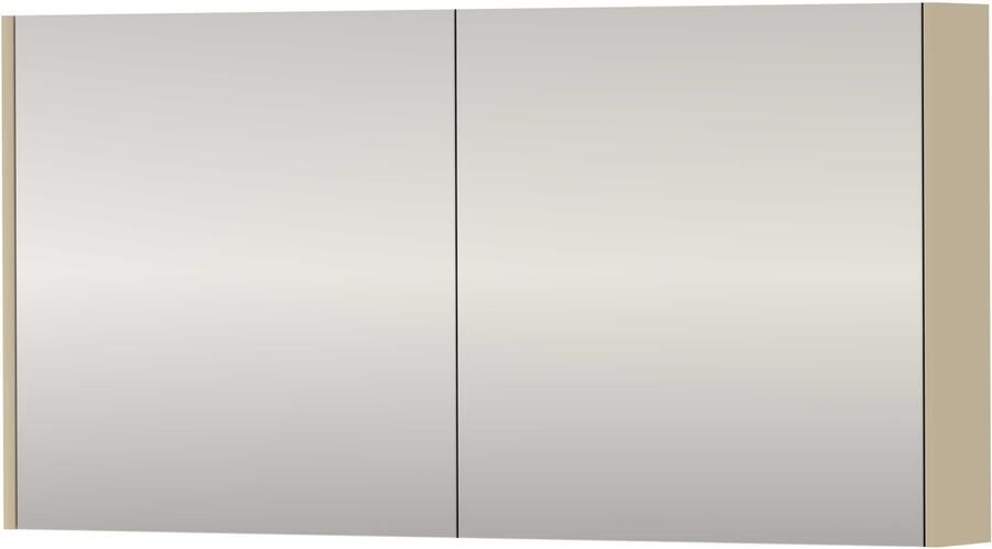 Basic-Line SPK Comfort Spiegelkast Dubbelzijdig 120x14x60 cm Mat Beige