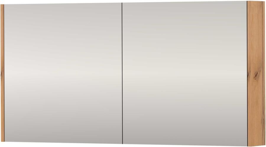 Basic-Line SPK Comfort Spiegelkast Dubbelzijdig 120x14x60 cm Whisky Oak