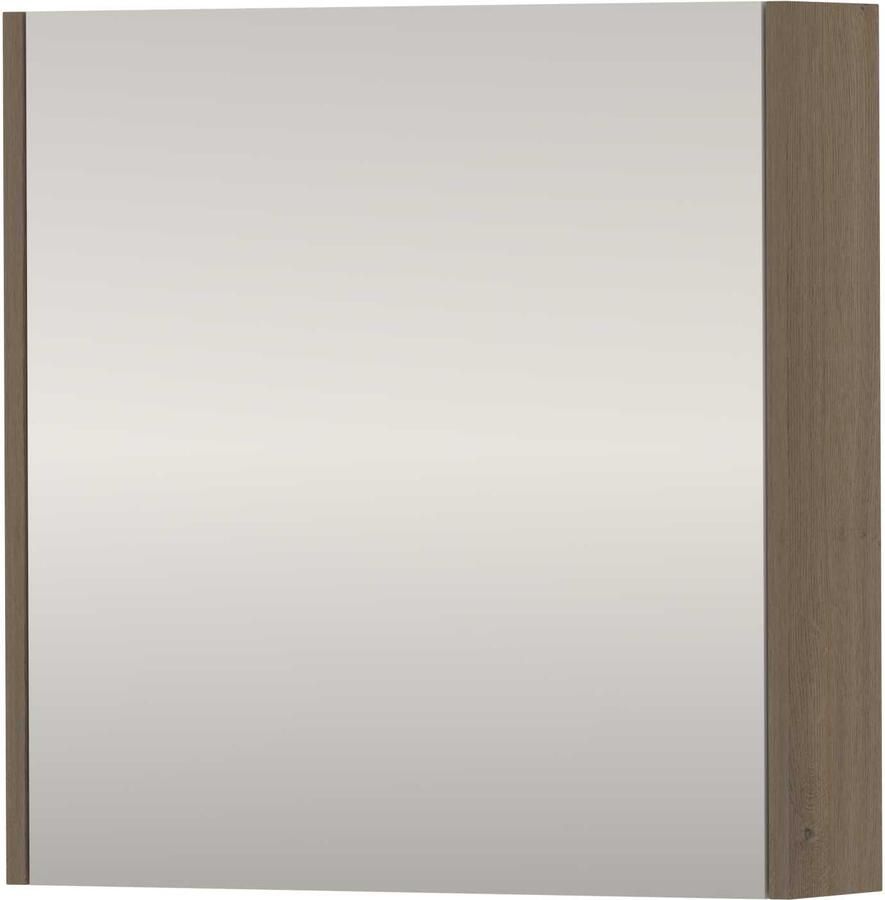 Basic-Line SPK Comfort Spiegelkast Dubbelzijdig 60x14x60 cm Dusk Oak