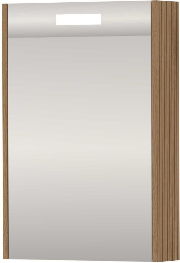 Basic-Line SPK Premium Spiegelkast LED 50x14x74 cm Lamello Oak