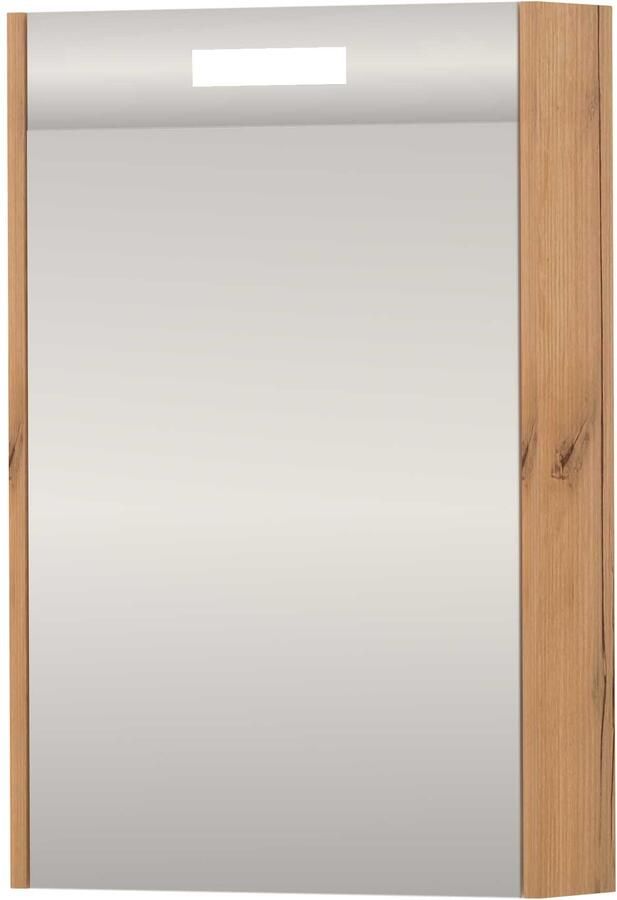 Basic-Line SPK Premium Spiegelkast LED 50x14x74 cm Whisky Oak