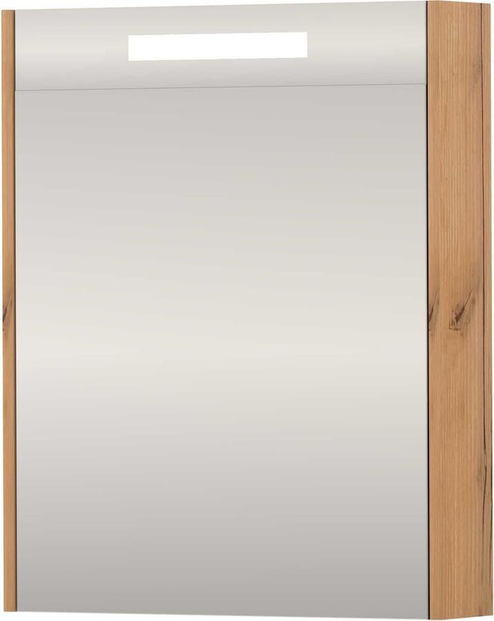 Basic-Line SPK Premium Spiegelkast LED 60x14x74 cm Whisky Oak