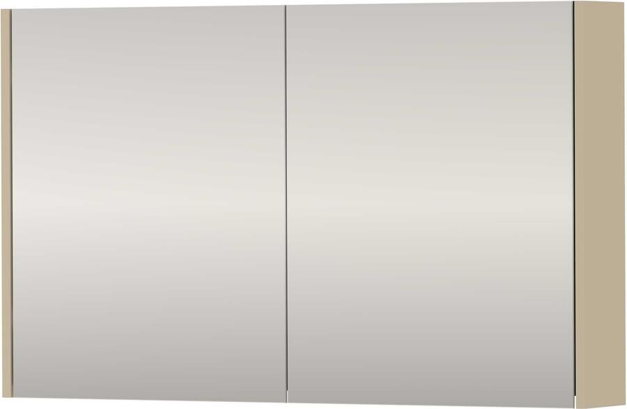 Basic-Line SPK Xcellent Spiegelkast Dubbelzijdig 100x14x60 cm Mat Beige
