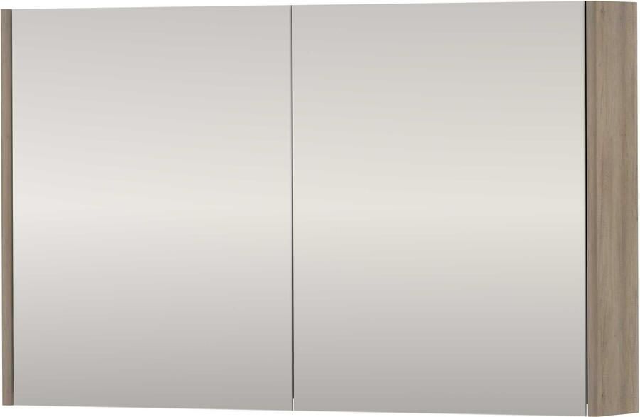 Basic-Line SPK Xcellent Spiegelkast Dubbelzijdig 100x14x60 cm Scotch Oak