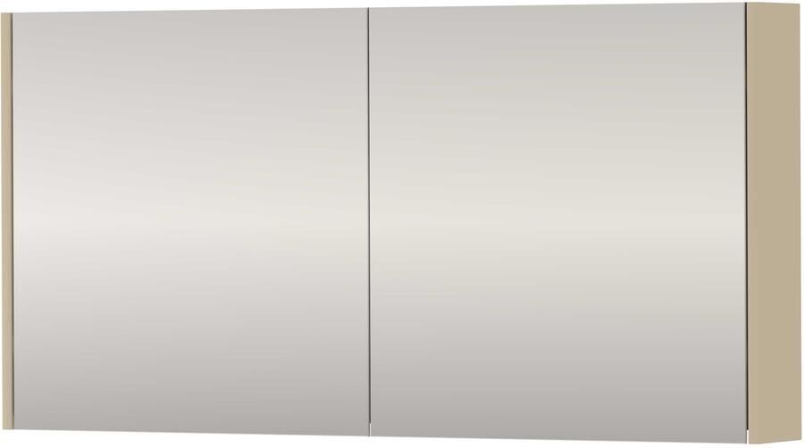 Basic-Line SPK Xcellent Spiegelkast Dubbelzijdig 120x14x60 cm Mat Beige